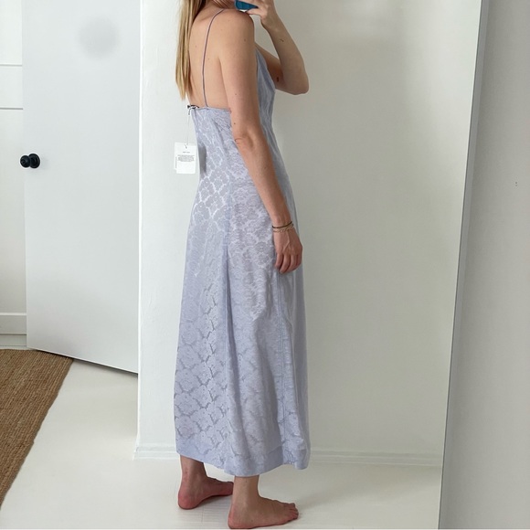 NWT Ganni floral jacquard slip dress | Size DK 38 (US 8) - Picture 3 of 5